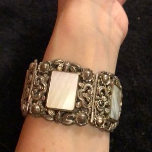 Art Deco bracelet mother of pearl